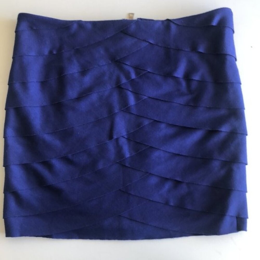 Rampage Skirt Royal Blue Medium Back Zip